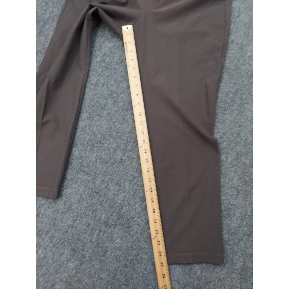 Eileen Fisher Pants Womens Medium Gray Pull On Ankle Casual Dress Stretch - Picture 6 of 11